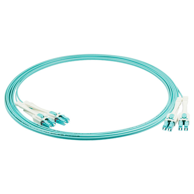 Fiber Patch Cable, LC/UPC-LC/UPC, OM3 Duplex, 3.0mm， PVC/LSZH/OFNR